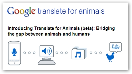 google translate for animals. Google Translate for Animals